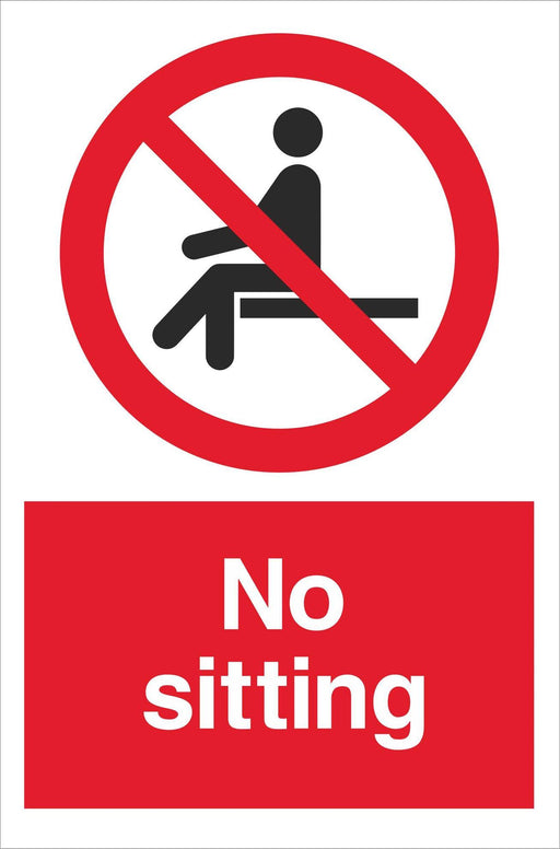 No sitting