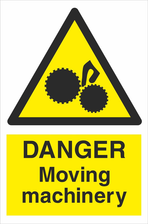DANGER Moving machinery