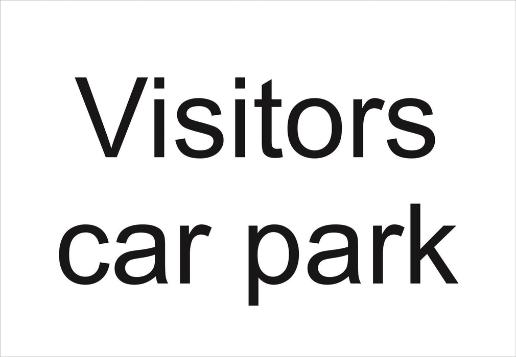 Visitors car park