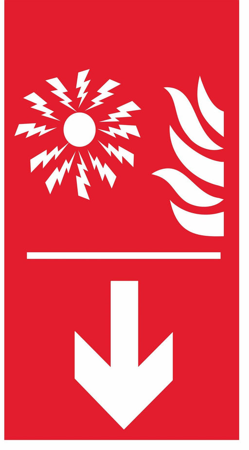 Fire Alarm - Down Arrow