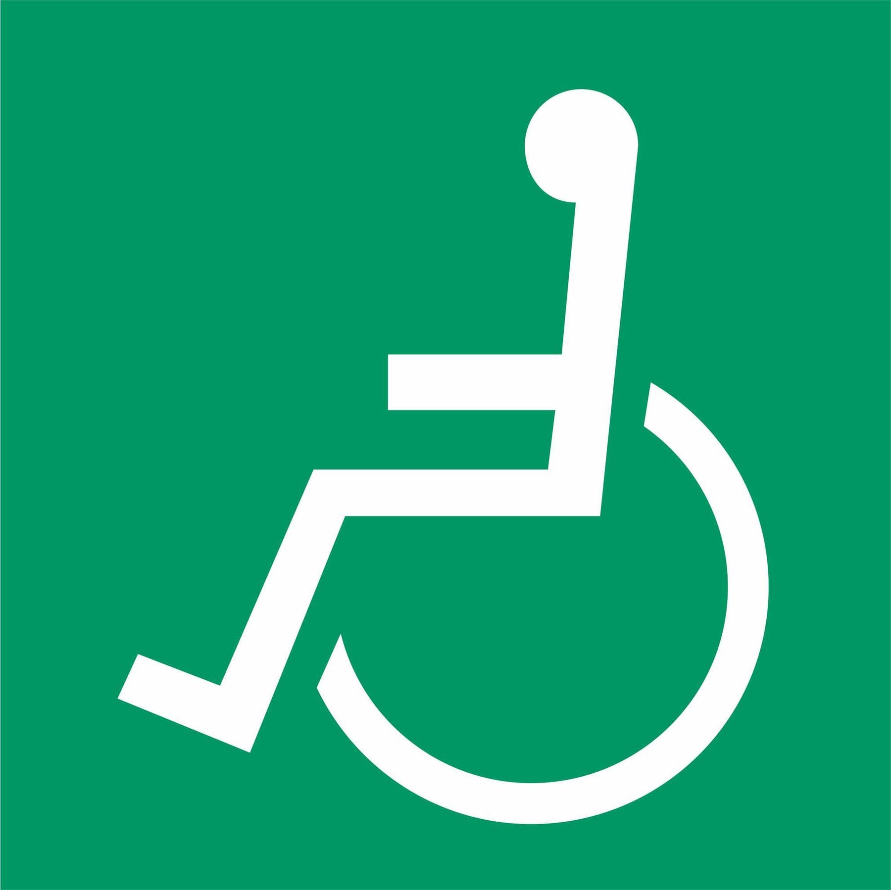 Disabled refuge point symbol