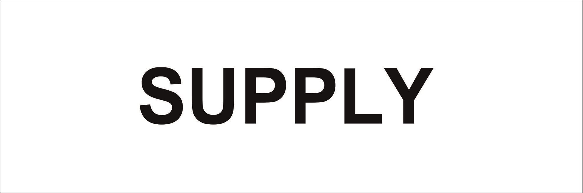 Pipeline Marking Label - SUPPLY