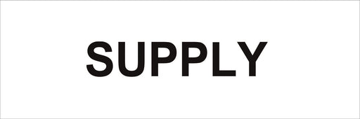 Pipeline Marking Label - SUPPLY