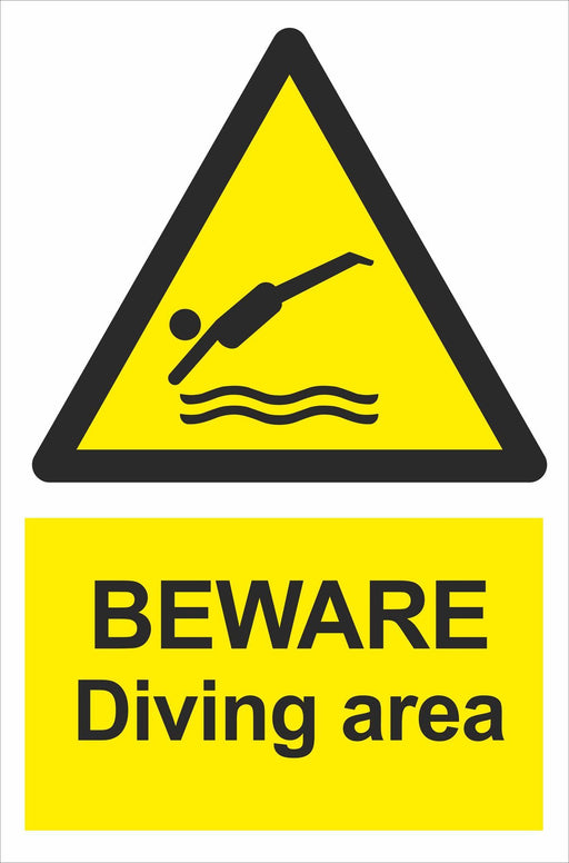 BEWARE Diving area