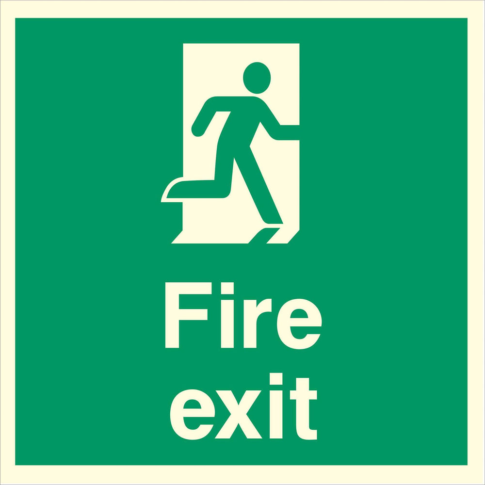 Fire exit (PHOTOLUMINESCENT)