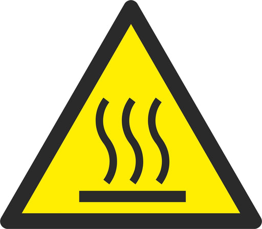 Warning Hot surface - Symbol sticker sheet