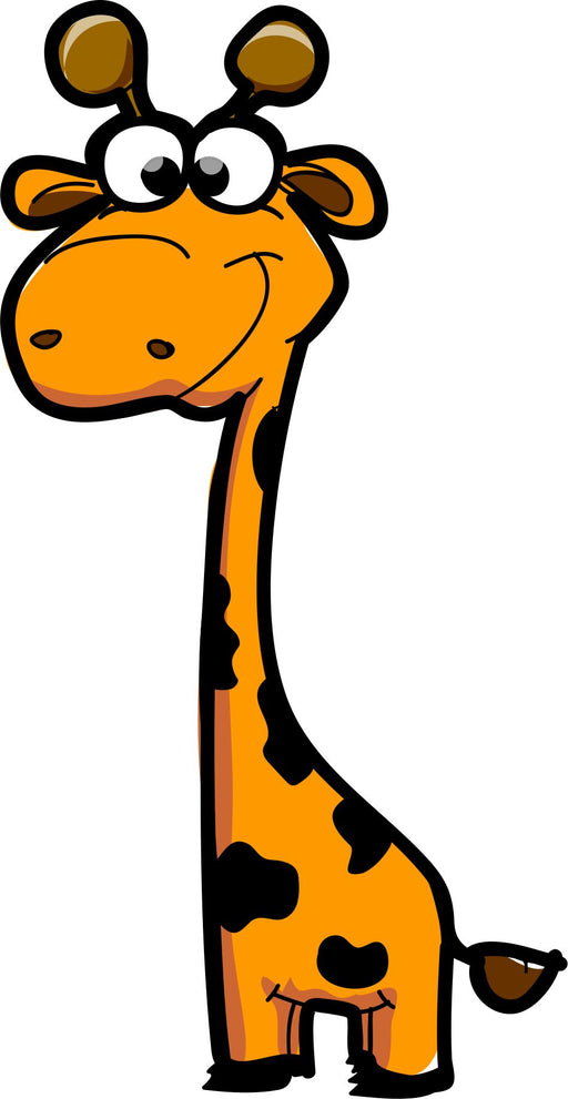 SCHOOL FLOOR STICKERS - 1 METRE GIRAFFE - COVID 19 SOCIAL DISTANCING