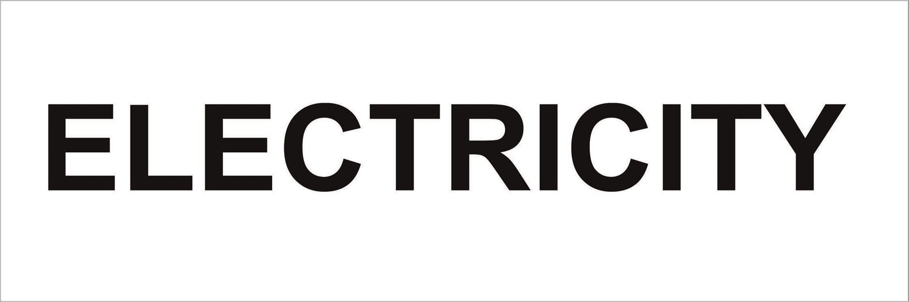 Pipeline Marking Label - ELECTRICITY