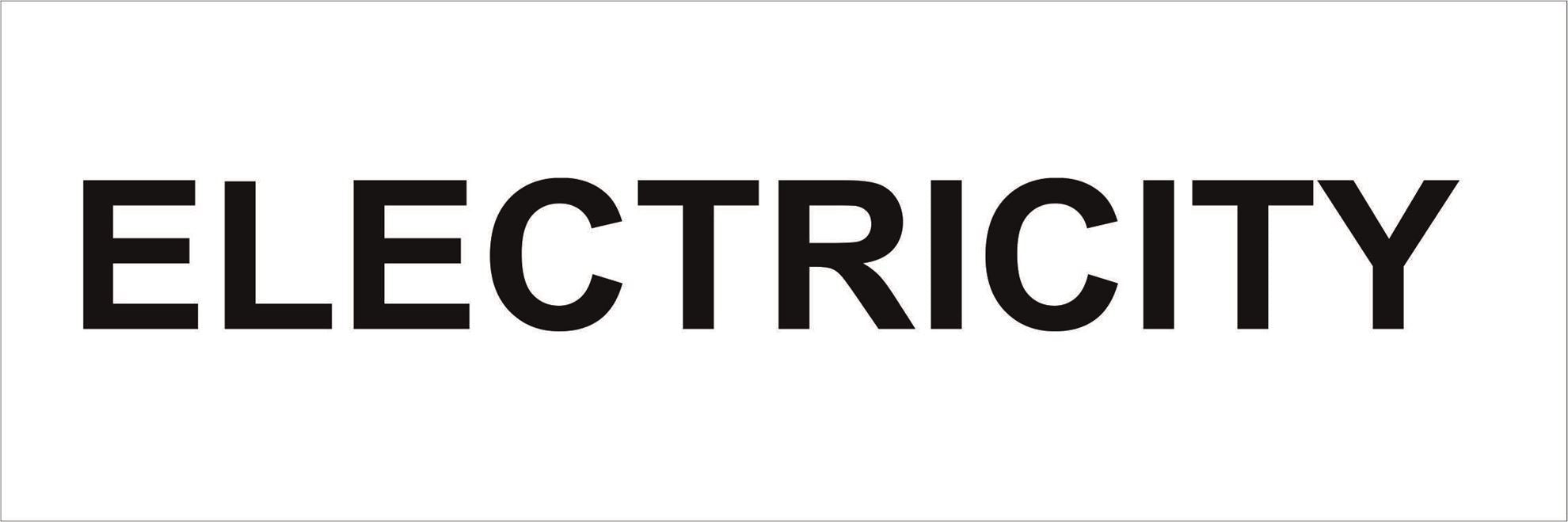 Pipeline Marking Label - ELECTRICITY