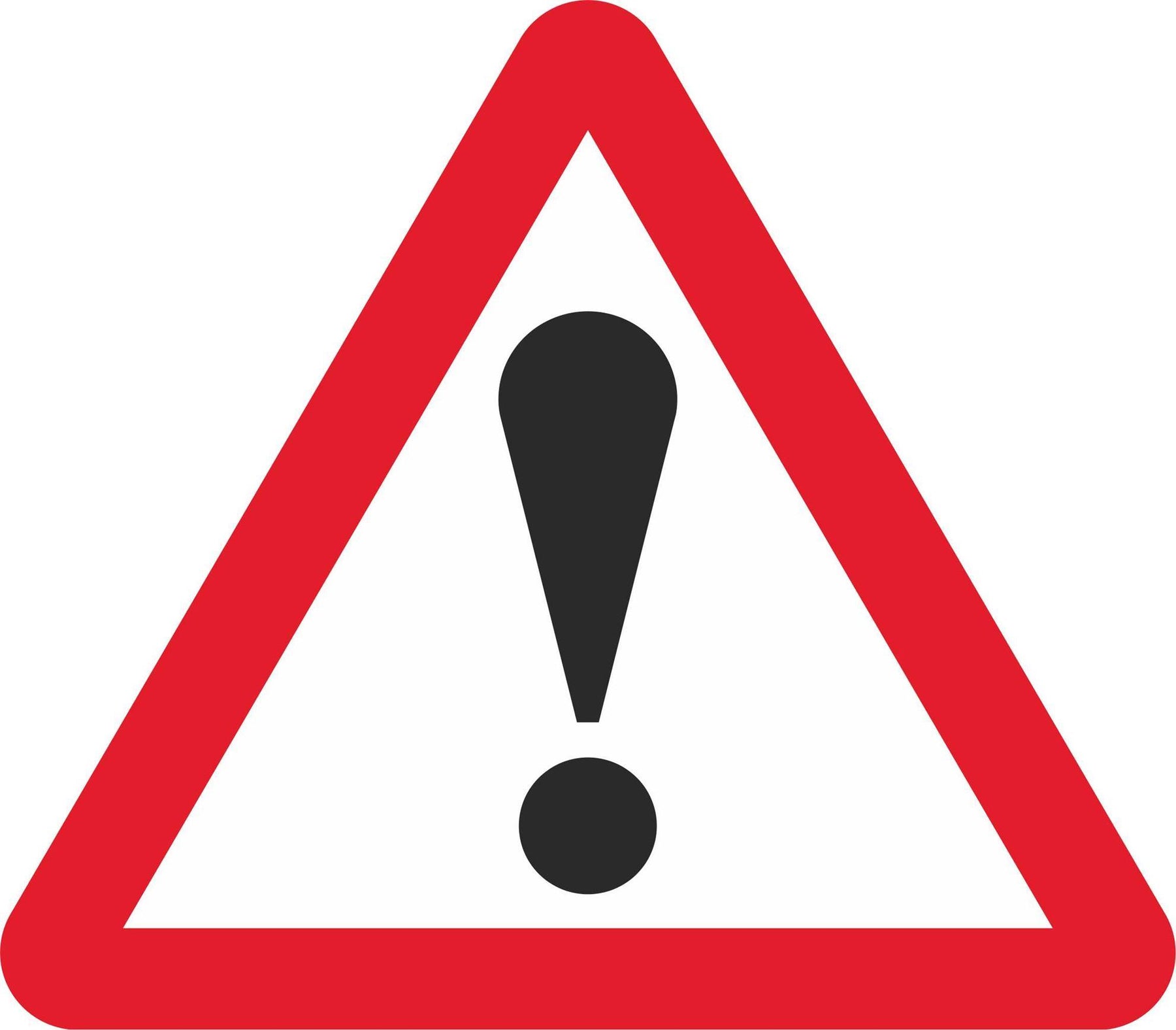 Hidden Dip - Road Traffic Sign