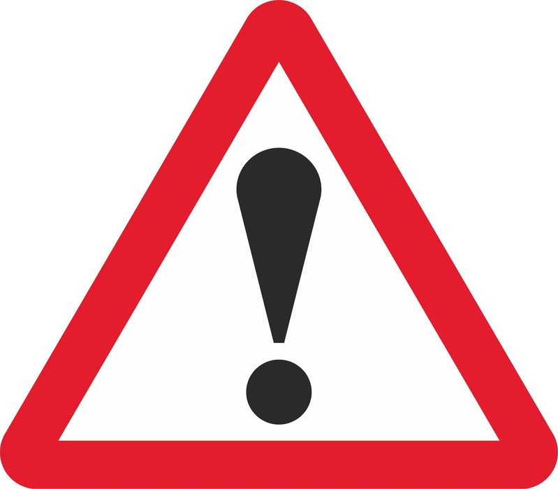 Hidden Dip - Road Traffic Sign