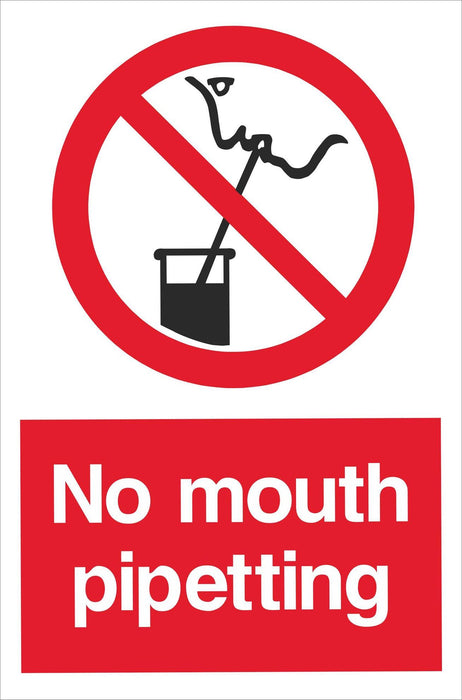 No mouth pipetting