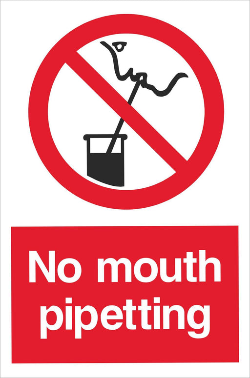 No mouth pipetting