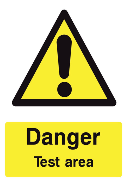 DANGER Test area