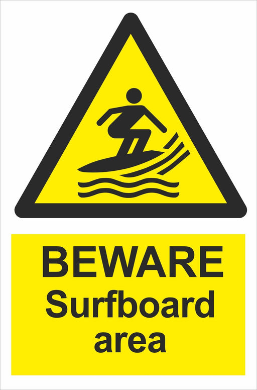 BEWARE Surboard area