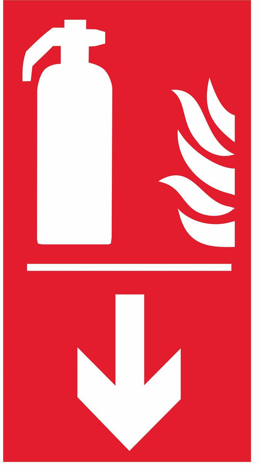 Fire Extinguisher - Down Arrow