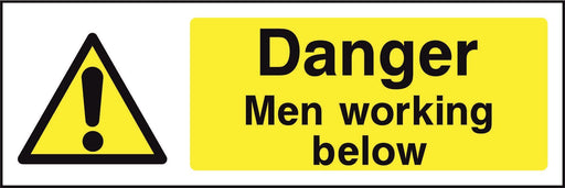 Danger Men working below