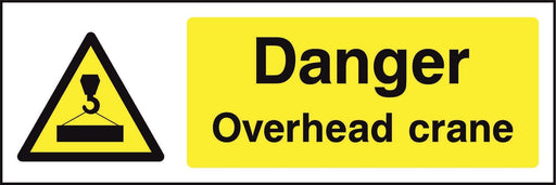 Danger Overhead crane