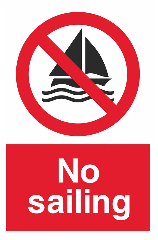 No sailing