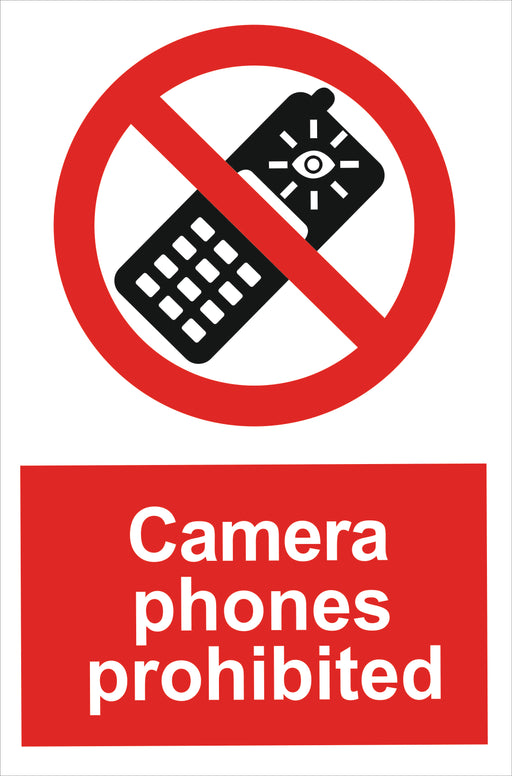 Camera phones prohibited