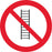 Do not use ladders - Symbol sticker sheet