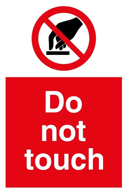 Do not touch