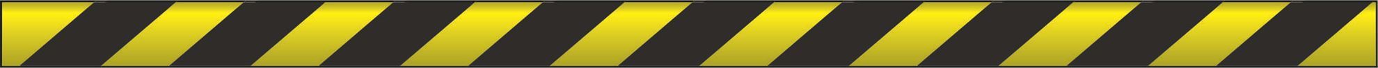 Barrier Tapes Non-adhesive - Yellow & Black