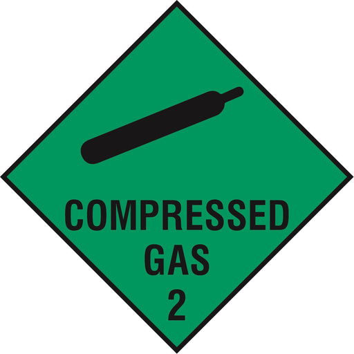 Hazardous Diamond - COMPRESSED GAS 2