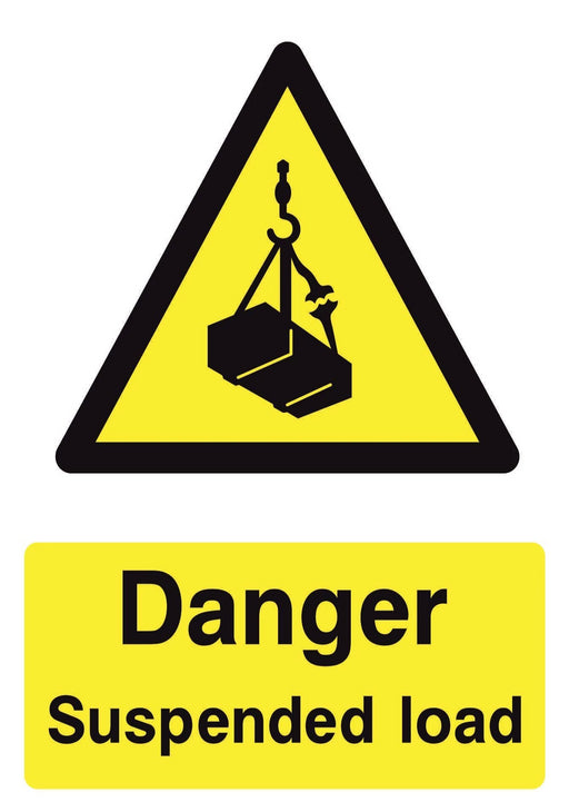 DANGER Suspended load