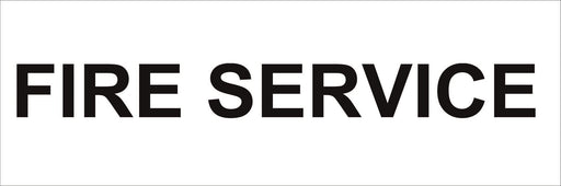 Pipeline Marking Label - FIRE SERVICE