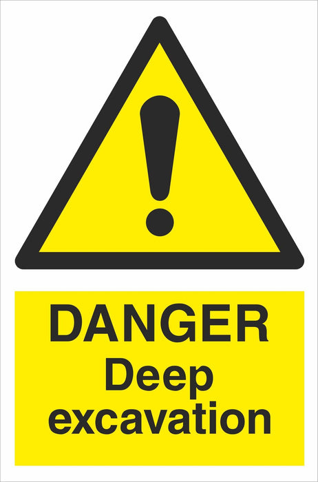 DANGER Deep excavation