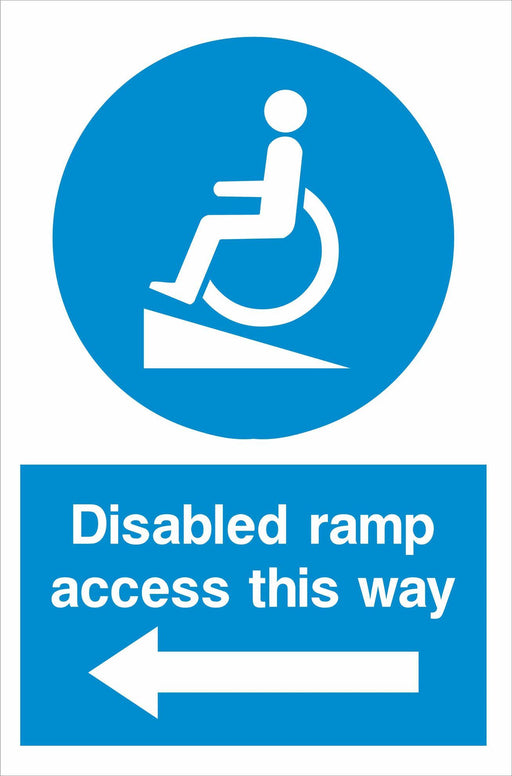 Disabled ramp access this way