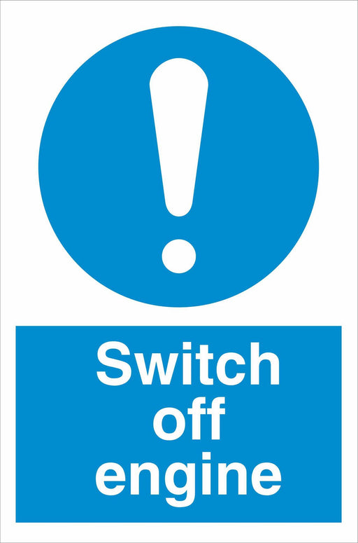 Switch off engine