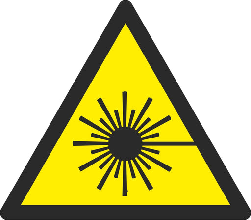 Warning Laser beam - Symbol sticker sheet
