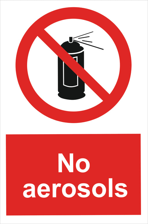 No aerosols