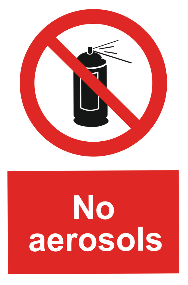 No aerosols