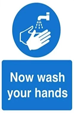 Now wash your hands