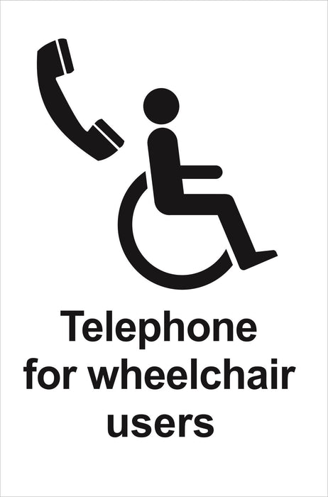 Telephone for wheelchair users