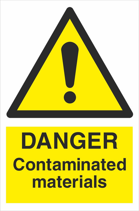 DANGER Contaminated materials