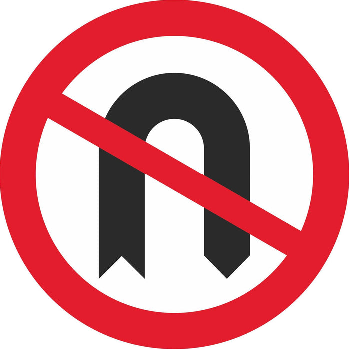 No u-turns - Road Traffic Sign
