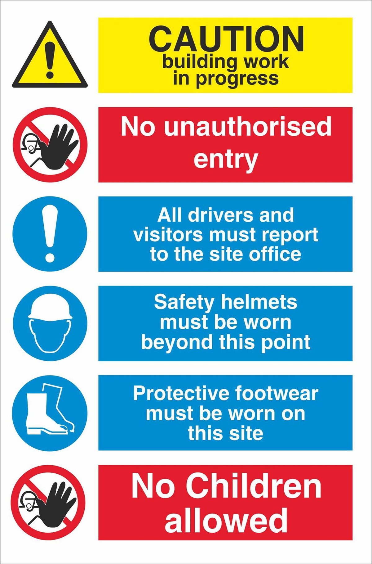 CAUTION building work in progress — Sign Services UK