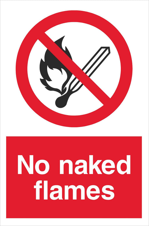 No naked flames