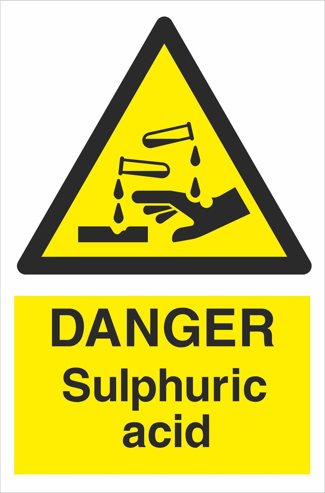 DANGER Sulphuric acid