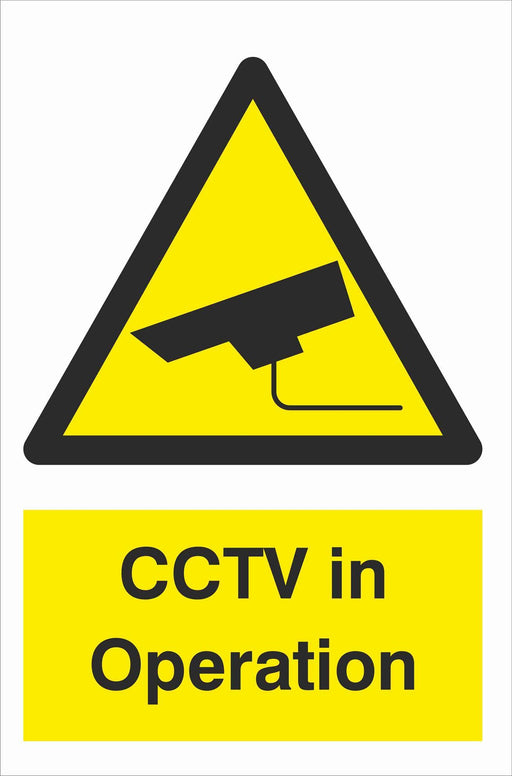 Security - CCTV  Sign - CCTV in operation