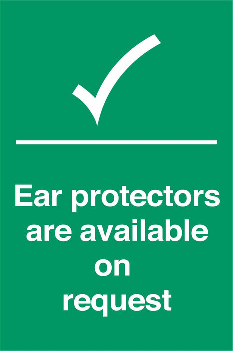 Ear protectors area available on request