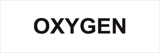 Pipeline Marking Label - OXYGEN