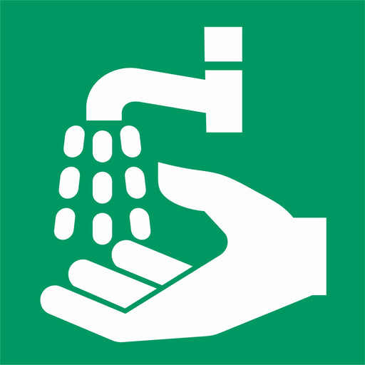 Emergency hand wash station - First aid symbol