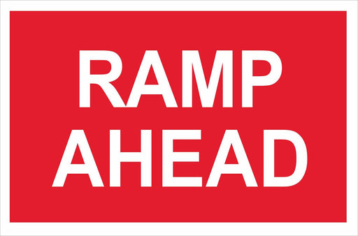 RAMP AHEAD