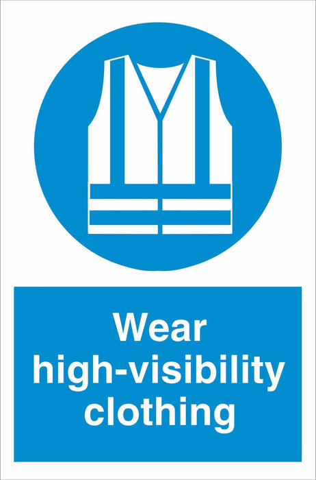 Wear high-visibility clothing