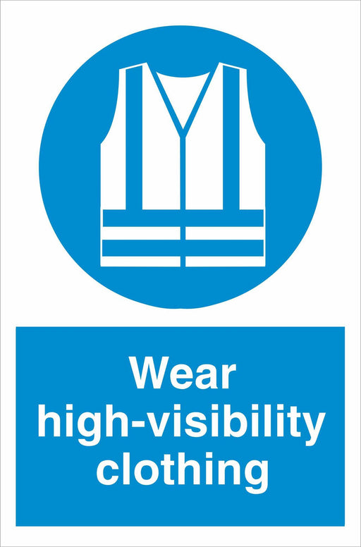 Wear high-visibility clothing